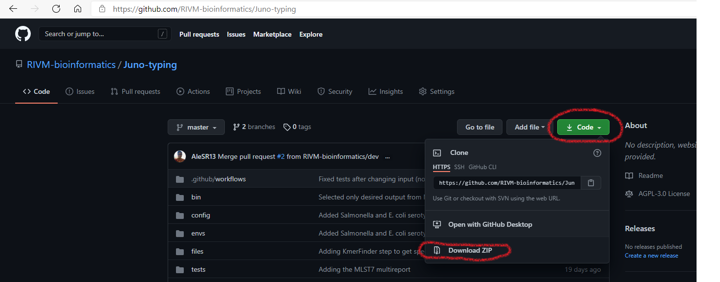Pipelines can be downloaded directly from their GitHub website.